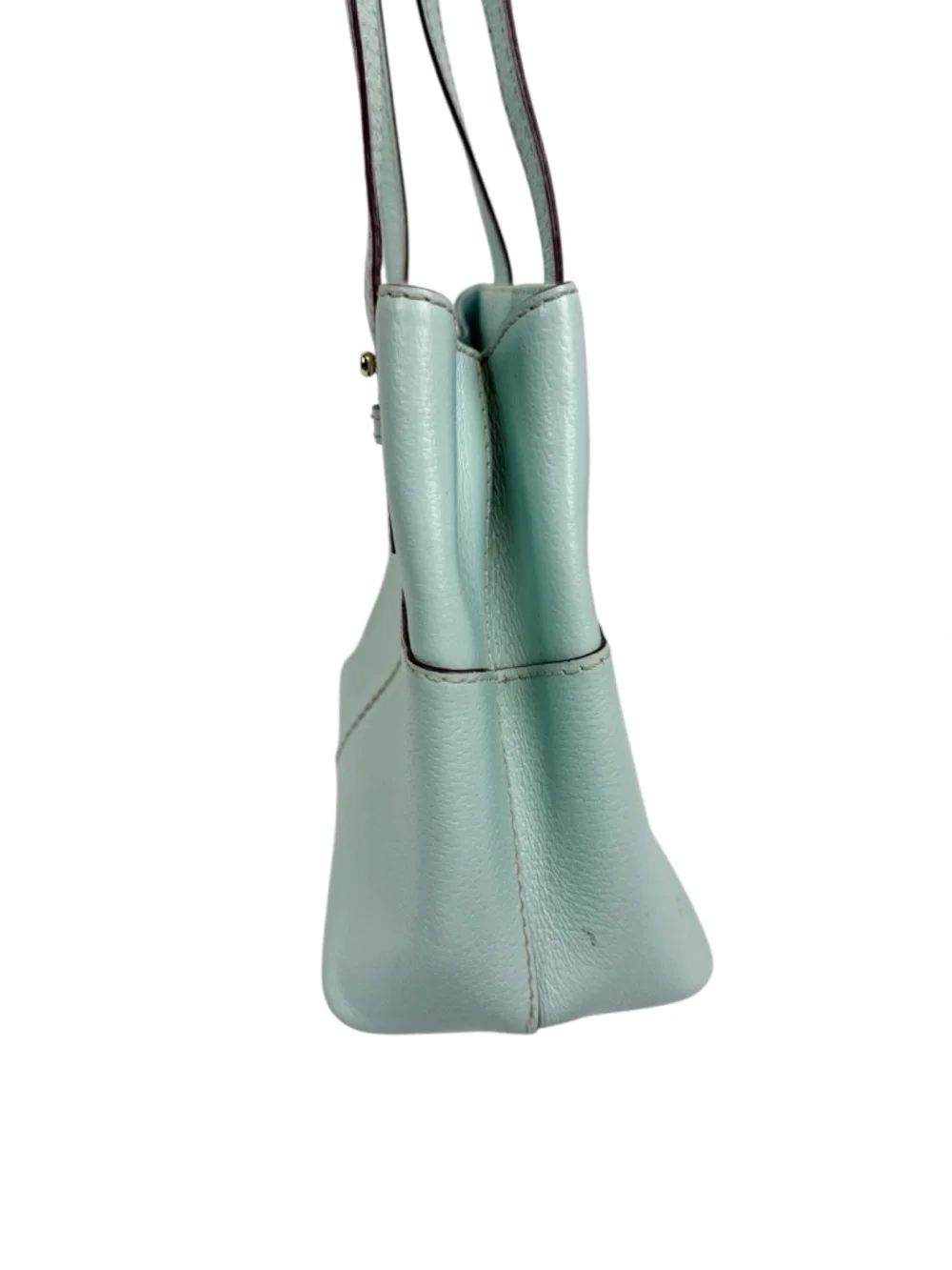 Kate Spade New York Gabriel Grand Street Bag‎ Blue Green Leather Shoulder Purse